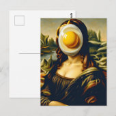 Mona Sunnyside Up Egg Grappig Briefkaart (Voorkant / Achterkant)