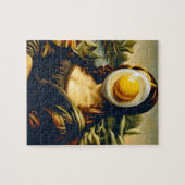 Mona Sunnyside Up Egg Grappig Legpuzzel (Horizontaal)