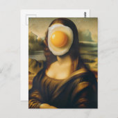 Mona Sunnyside Up Grappig Briefkaart (Voorkant / Achterkant)