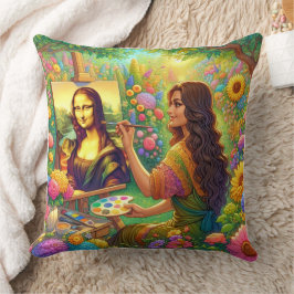 Mona tekent Mona Kussen
