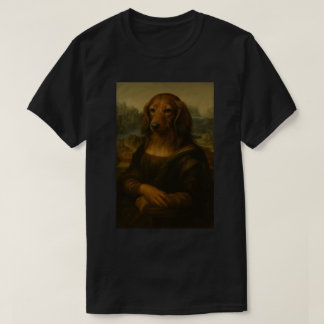 Mona Woofsa - Renaissance teckel kunst T-shirt