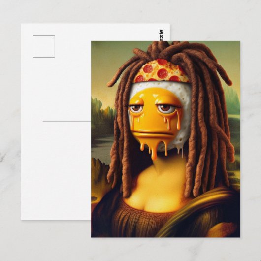 Mona zei over de eierprijzen briefkaart (Voorkant / Achterkant)