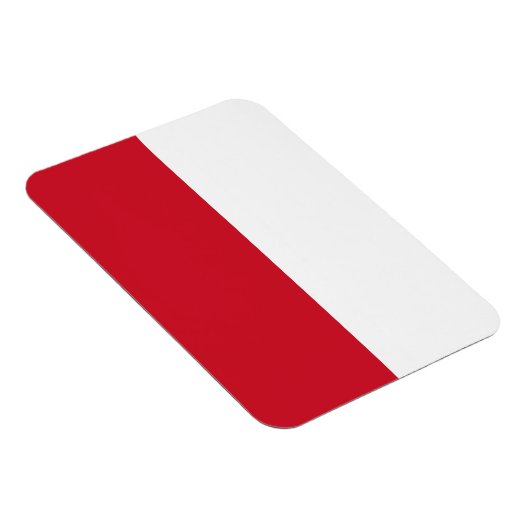 Monacaanse vlag magneet (Rechterzijde)