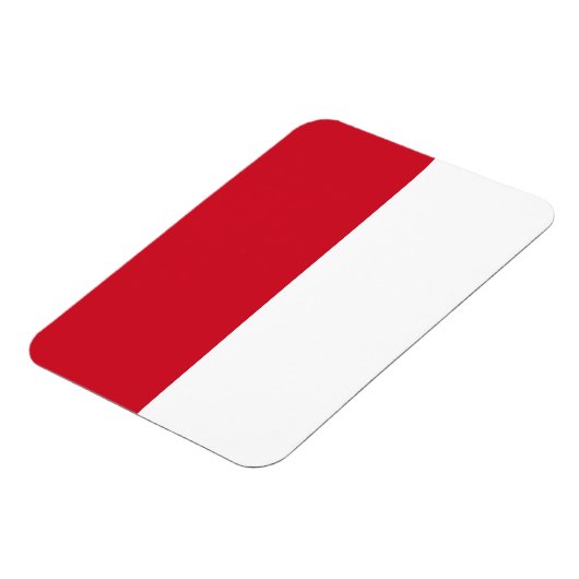 Monacaanse vlag magneet (Linkerzijde)