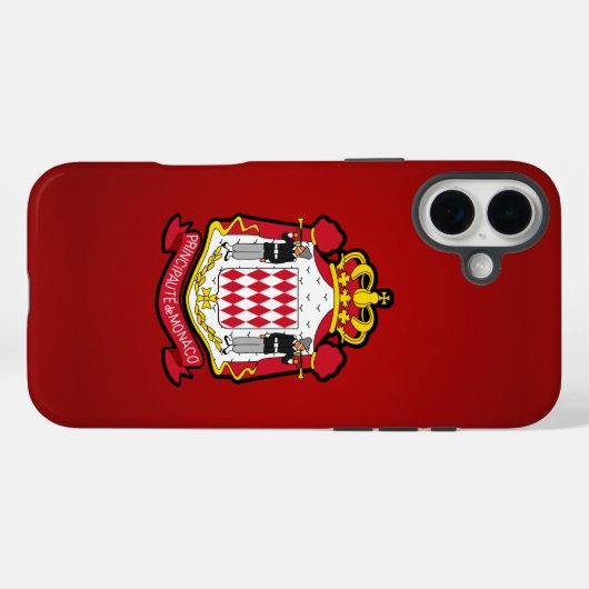 Monacanmantel Case-Mate iPhone Case (Achterkant (horizontaal))