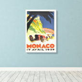 Monaco 17 april 1932 canvas afdruk (Insitu (Houten vloer))