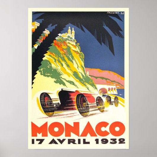 Monaco 17 april 1932 poster (Voorkant)