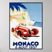 Monaco 1937, Vintag Art Poster (Voorkant)
