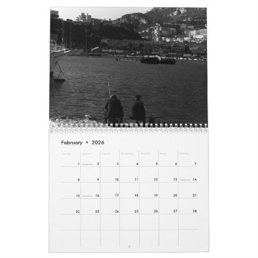 Monaco 1970 Kalender (Feb 2026)