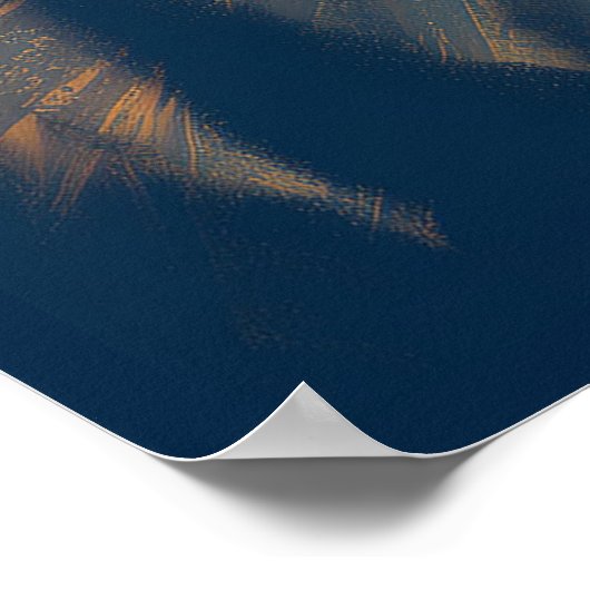 Monaco Auto Race Reizen Poster (Hoek)