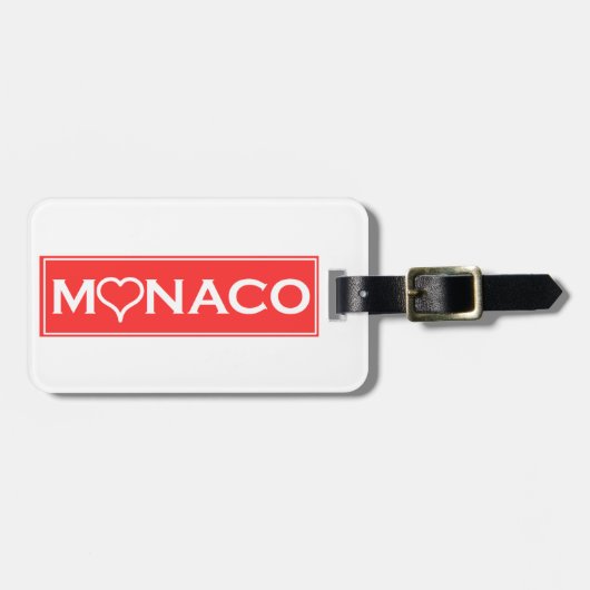 Monaco Bagagelabel (Voorkant horizontaal)