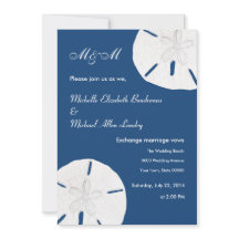 Monaco Blue Wedding and Sand Dollar Wedding