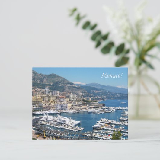 Monaco Briefkaart (Staand voorkant)