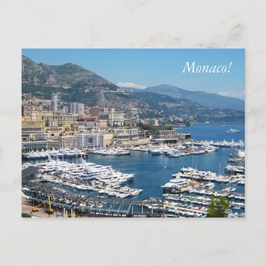 Monaco Briefkaart (Voorkant)