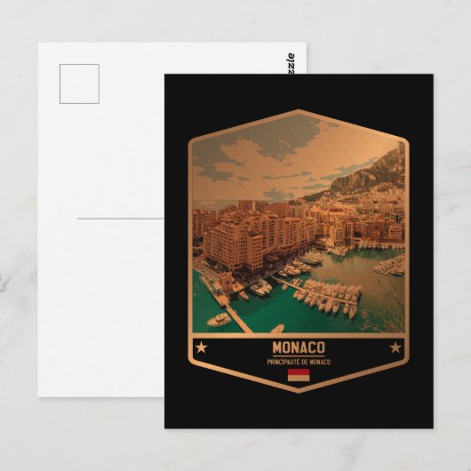 Monaco Briefkaart (Voorkant / Achterkant)