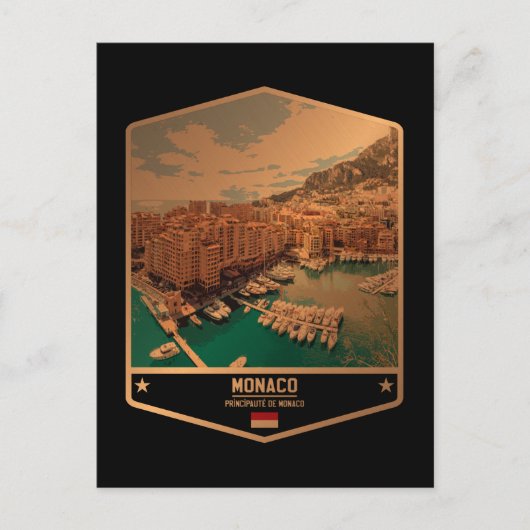 Monaco Briefkaart (Voorkant)