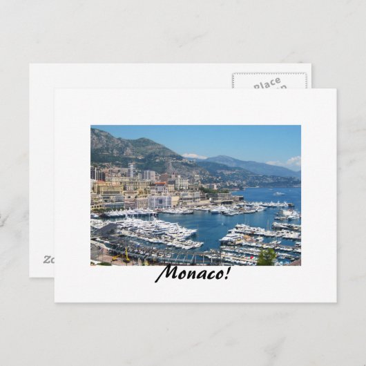 Monaco Briefkaart (Voorkant / Achterkant)