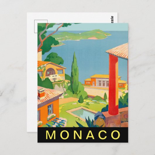 Monaco Briefkaart (Voorkant / Achterkant)