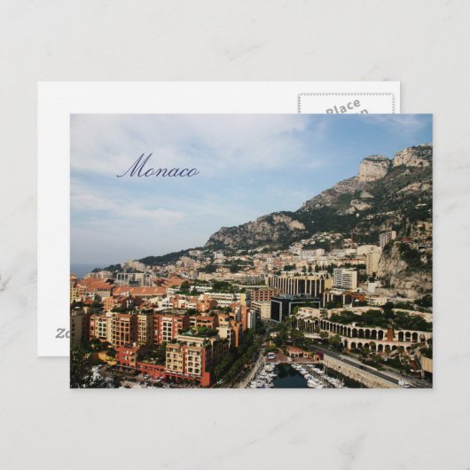 Monaco briefkaart (Voorkant / Achterkant)