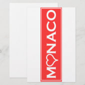 monaco briefpapier (Voorkant / Achterkant)