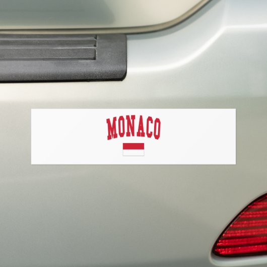 MONACO BUMPERSTICKER (Op auto)