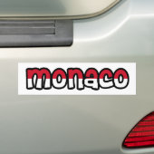Monaco Bumpersticker (Op auto)
