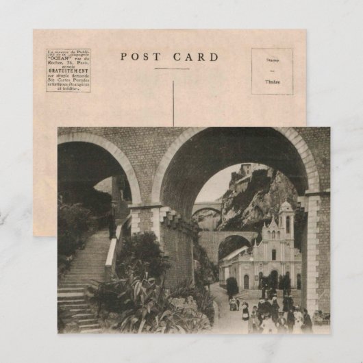 Monaco Church Replica briefkaart 1920 (Voorkant / Achterkant)