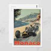 Monaco Circuit  Beroemde Reisplaats Briefkaart (Voorkant / Achterkant)