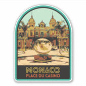 Monaco City Cote d'Azur, Casino Square Sticker (Voorkant)