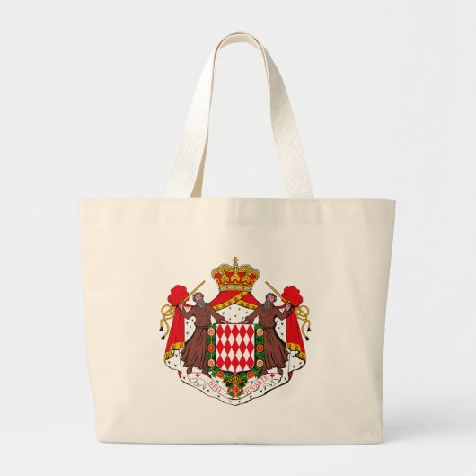 Monaco Coat of Arms Canvas tas (Voorkant)