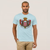 Monaco Coat of Arms T-shirt (Voorkant volledig)