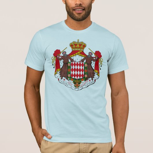 Monaco Coat of Arms T-shirt (Voorkant)