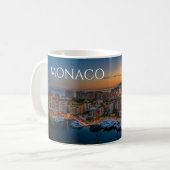 Monaco Coffee Mug Souvenir Memento Cup Koffiemok (Voorkant links)