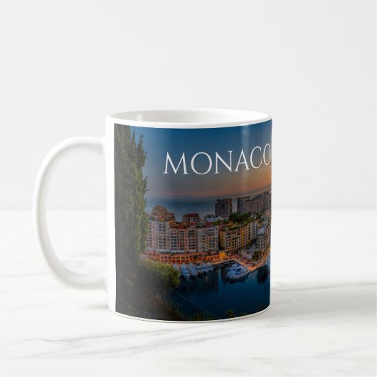 Monaco Coffee Mug Souvenir Memento Cup Koffiemok (Links)