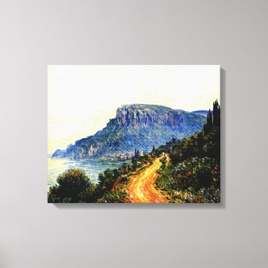 Monaco Corniche Canvas Afdruk (Voorkant)