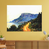 Monaco Corniche Canvas Afdruk (Insitu (Woonkamer))