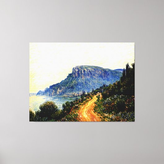 Monaco Corniche Canvas Afdruk (Voorkant)