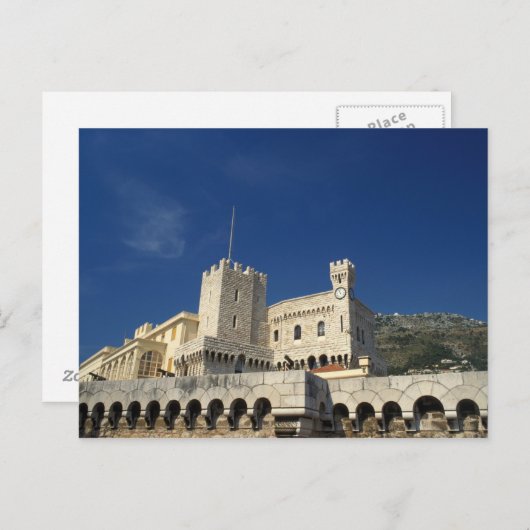 Monaco, Cote d'Azur, Prins Palace. Briefkaart (Voorkant / Achterkant)