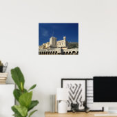 Monaco, Côte d'Azur, Prinselijk Paleis. Poster (Thuiskantoor)