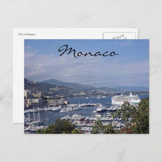 monaco cruise briefkaart (Voorkant / Achterkant)