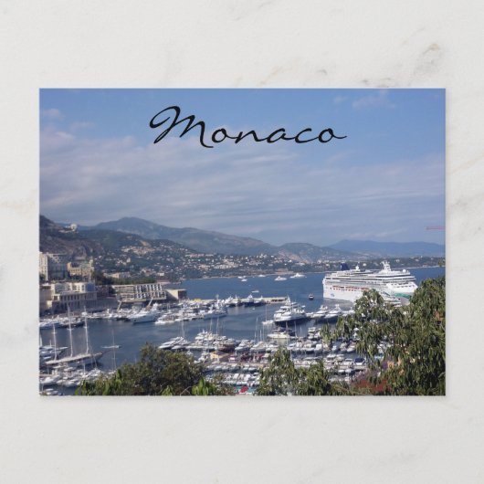 monaco cruise briefkaart (Voorkant)