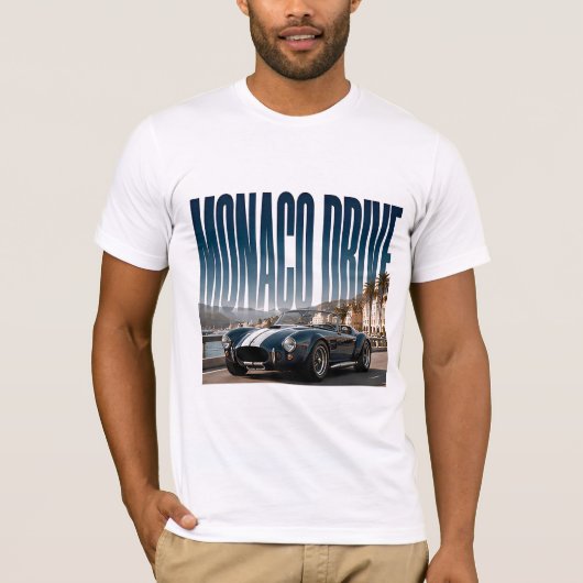 Monaco Drive Luxe Kust Grafisch T-shirt (Voorkant)