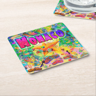 Monaco Epoch Hour Achterbaan Kartonnen Onderzetters