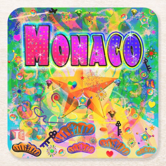 Monaco Epoch Hour Achterbaan Kartonnen Onderzetters (Voorkant)