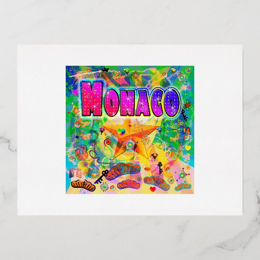 Monaco Epoch Hour Briefkaart (Voorkant)