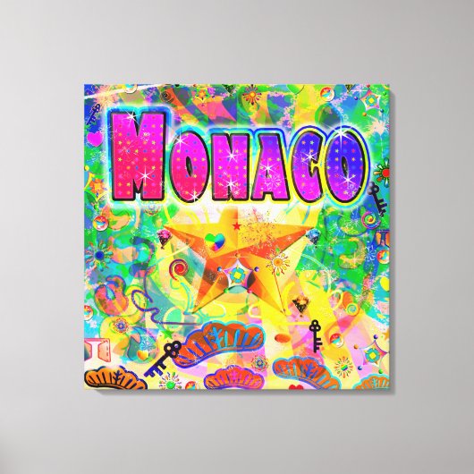 Monaco Epoch Hour Canvas Print (Voorkant)