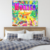 Monaco Epoch Hour Canvas Print (Insitu (Slaapkamer))