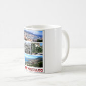 Monaco - Europa - I Love - Koffiemok (Voorkant rechts)