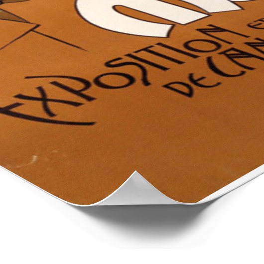 Monaco Expositie en concours de automobile 1900 Poster (Hoek)