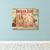 Monaco Fancy  Rivièra Frankrijk Canvas Afdruk (Insitu (Houten vloer))